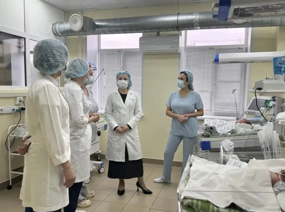 Заместитель министра здравоохранения республики Татьяна Саубанова посетила Республиканский клинический перинатальный центр